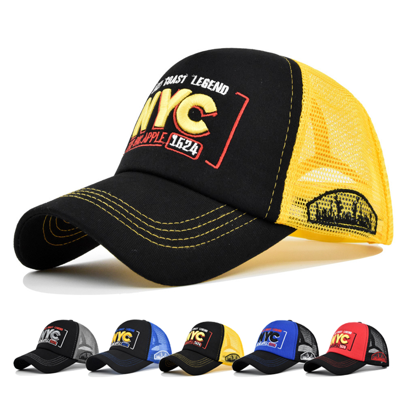 Embroidery Nyc - Бейсбольная кепка для взрослых, сетчатая кепка,