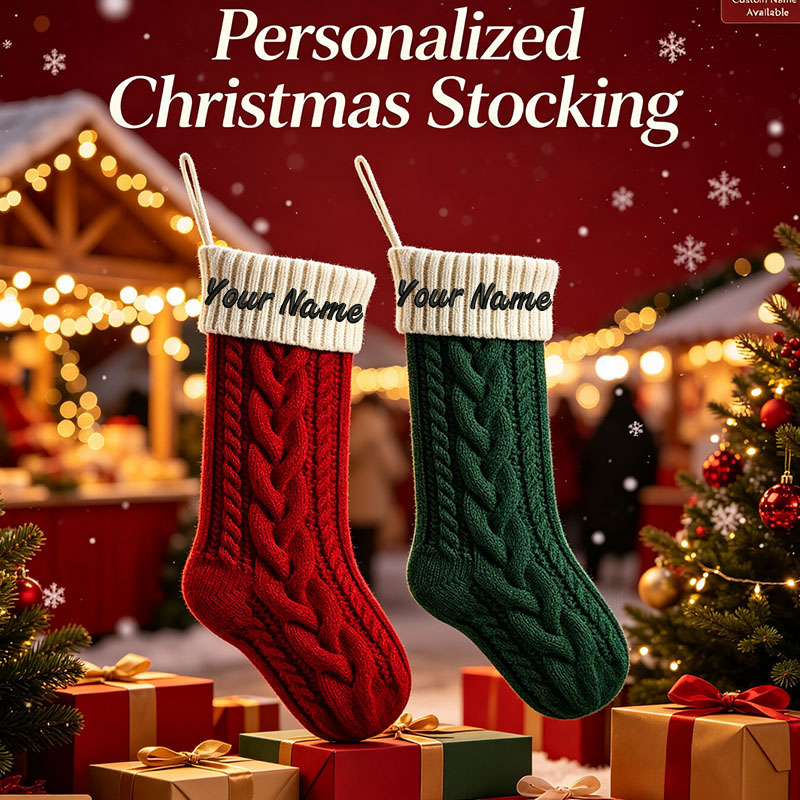 Рождественский носок с вышивко – обзор и цена Embroidery Xmas Stocking