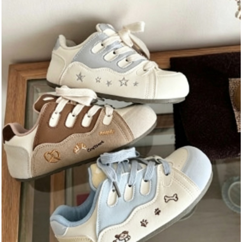 Кроссовки Sweet Girls с цветны – обзор и цена Embroidery Cream