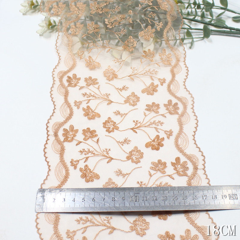 Оптовая продажа: 41 ярд двусто – обзор и цена Embroidery Yellow Flower