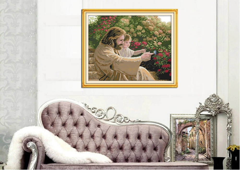 Радость воскресенье Иисус и ре – обзор и цена Embroidery Jesus