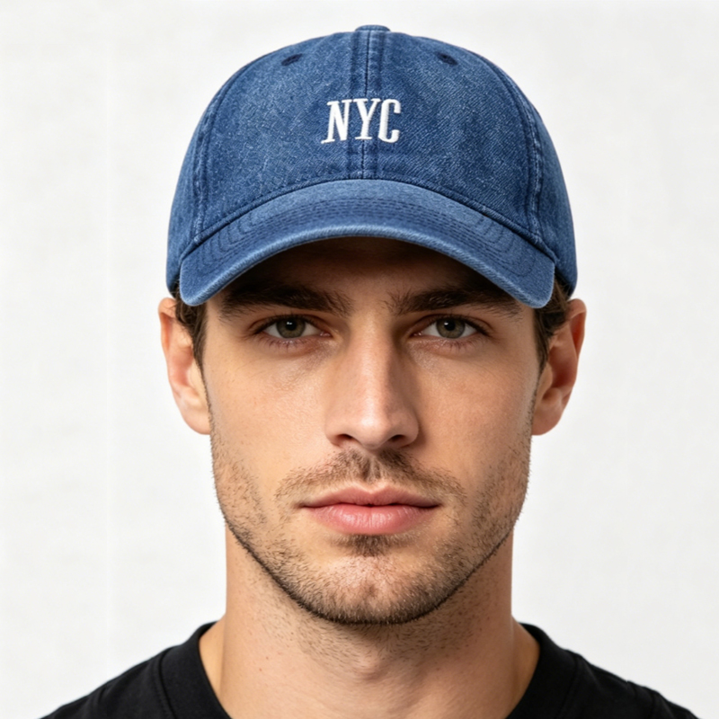 Классическая джинсовая бейсбол – обзор и цена Embroidery Nyc