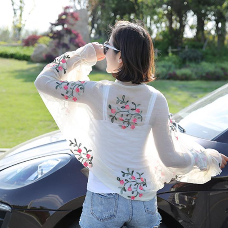 Новинка лета 20%, женская длин – обзор и цена Embroidery Tshirt