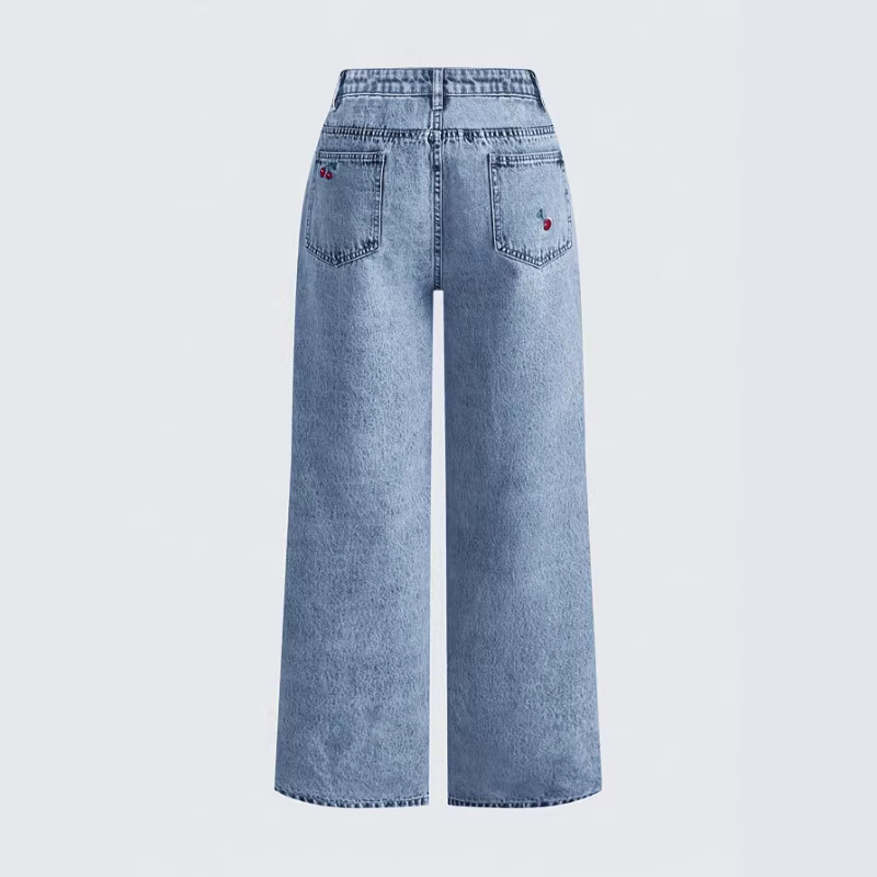 Женские джинсы из денима с эфф – обзор и цена Embroidery Jeans Sakura