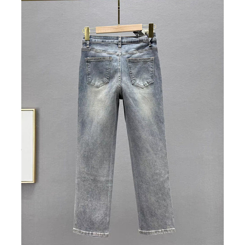 Летние роскошные прямые джинсо – обзор и цена Embroidery Jeans Sakura